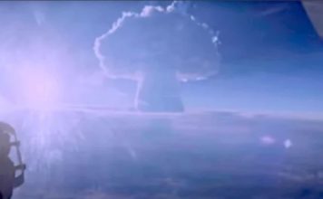 Russia releases classified images of the largest nuclear bomb detonation in History.
